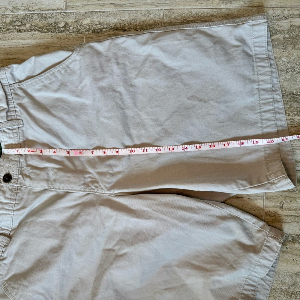Timberland Men's Flat Front Light Tan Stone Cotton Hiking Shorts Size 38 waist - Picture 6 of 6